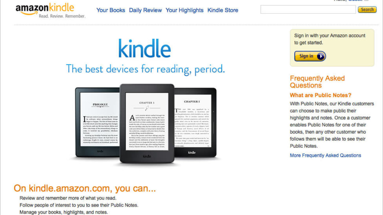 Amazonkindle Amazonの読書ソーシャルサービスが本の世界をさらに楽しくする 本の棚
